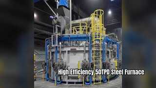 Soluzione efficiente per la produzione dell'acciaio con forno elettrico ad arco 50TPD