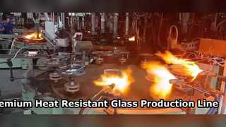 Linea di produzione di vetro resistente al calore di alta qualità