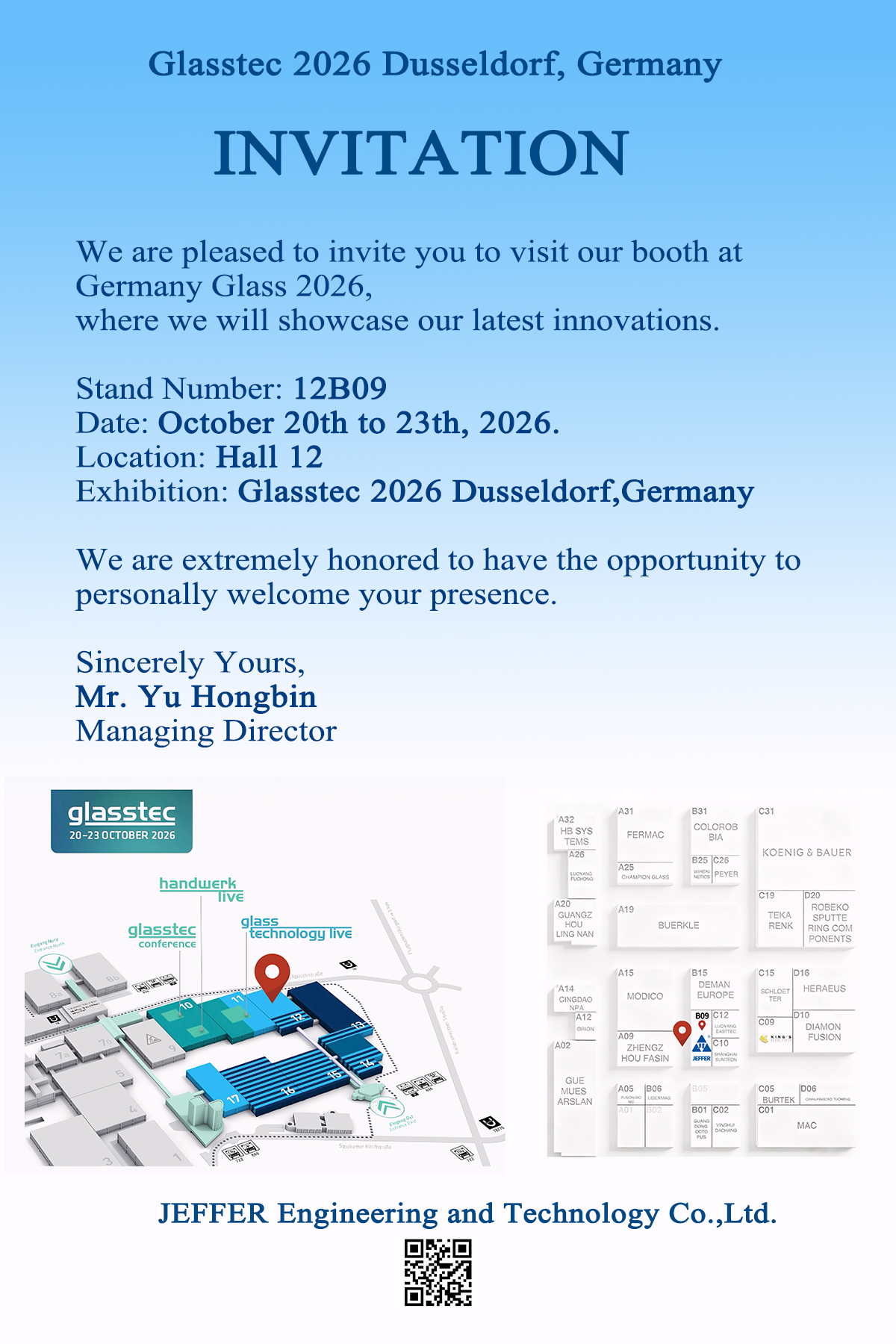 Ultimi blog aziendali su JEFFER Engineering esporrà a Glasstec 2026