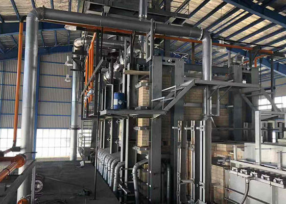 Materiale di vetro che fonde una piccola fornace a ricupero di 10 TPD