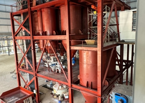 comprare Impianto di batch in vetro di calcare di tipo in linea con tramoggia online manufacture