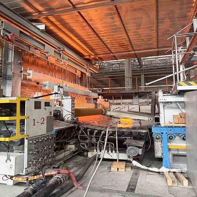 comprare Linea di produzione automatica di vetro decorativo Flint per la calandratura di vetro stampato online manufacture