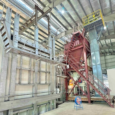 comprare Forno a fuoco incrociato 100Tpd Forno di fusione di vetro a risparmio energetico online manufacture