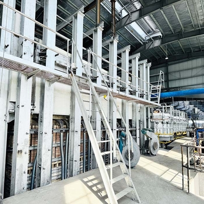 comprare Fornace a gas naturale per la fusione del vetro con materiale refrattario da 100Tpd, a fuoco terminale online manufacture
