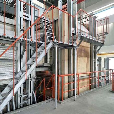 comprare Customized 380V End Fired Furnace Refractory Material Glass Furnace With Natural Gas Burner online manufacture