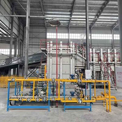 comprare 30Tpd sistema di combustione industriale a gas naturale bruciatore di gas in acciaio mite per forno di vetro online manufacture