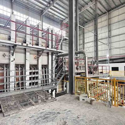 comprare Forno di fusione del vetro personalizzabile con struttura di materiale refrattaria online manufacture