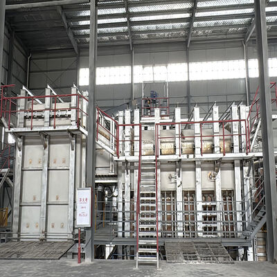 comprare Fornace di fusione del vetro da 30 TPD con struttura in acciaio refrattario online manufacture