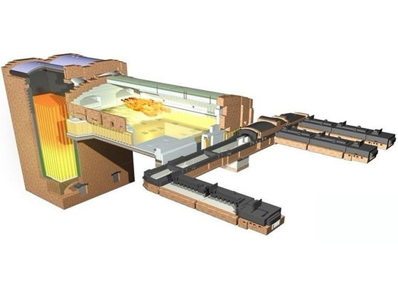 comprare Fornace di vetro industriale ad alta temperatura automatica 50t online manufacture