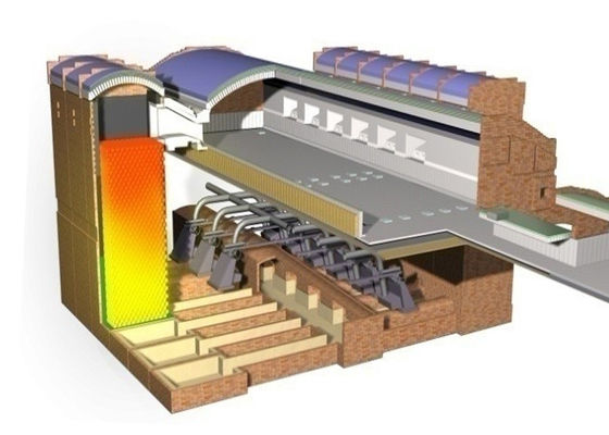comprare Grande forno di fusione infornato di vetro ISO45001 del gas incrocio online manufacture