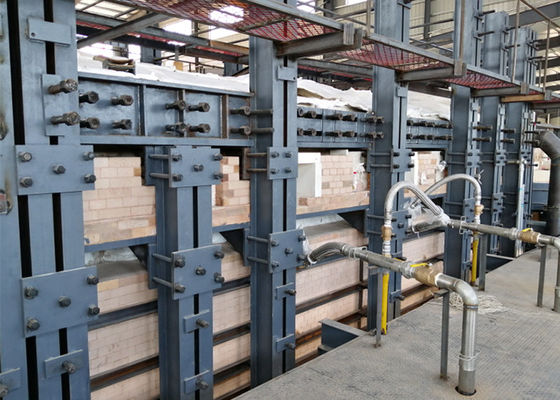 comprare Fornace infornata incrocio di Melter ISO14001 300 TPD di vetro online manufacture