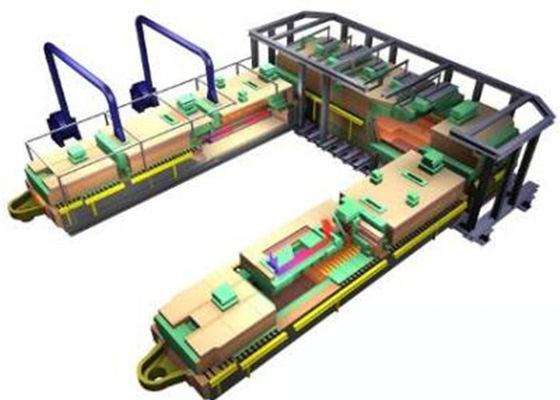 comprare Forno di fusione del vetro 50 Tpd Forno a finitura con progettazione avanzata di risparmio energetico online manufacture