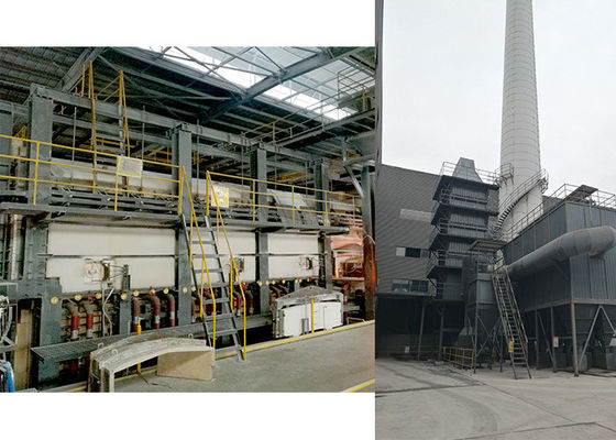 comprare Produzione di vetro di alta efficienza del forno di fusione di nuova tecnologia 100tpd online manufacture